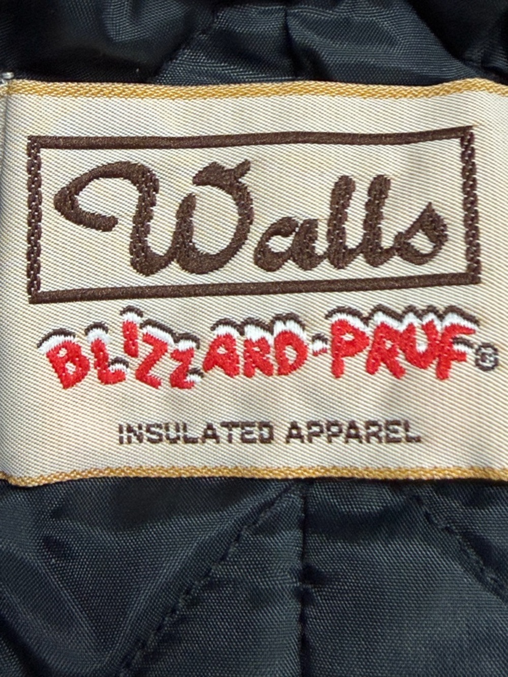 VTG Walls Blizzard-Pruf Insulated Coveralls Gray USA Workwear Zip Legs Small - Picture 3 of 16